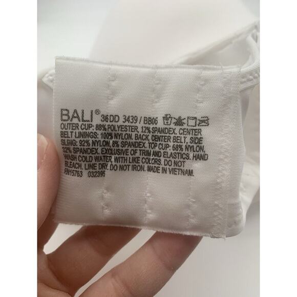 Bali Underwire Bra One Smooth U Ultra Light Illusion Neckline 36DD - Picture 6 of 6